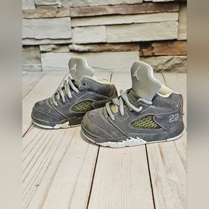 Toddler Jordans 5 Cool Gray 6C